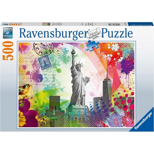 New York Postcard - 500pc...