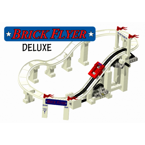 Brick Flyer Deluxe Roller Coaster Set