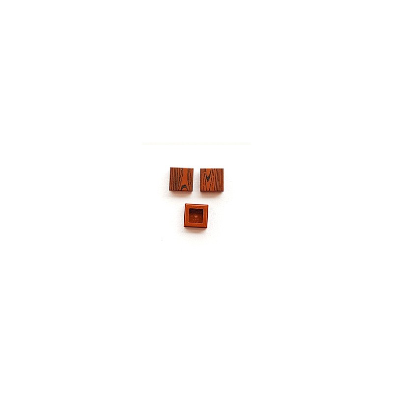 Wood tile 1x1 (reddish brown colour)