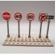 LEGO Custom Printed City Road Signs