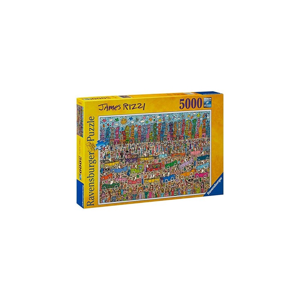 Jigsaw Puzzle - 5000 Pieces - James Rizzi : Nothing is as Pretty as a Rizzi  City