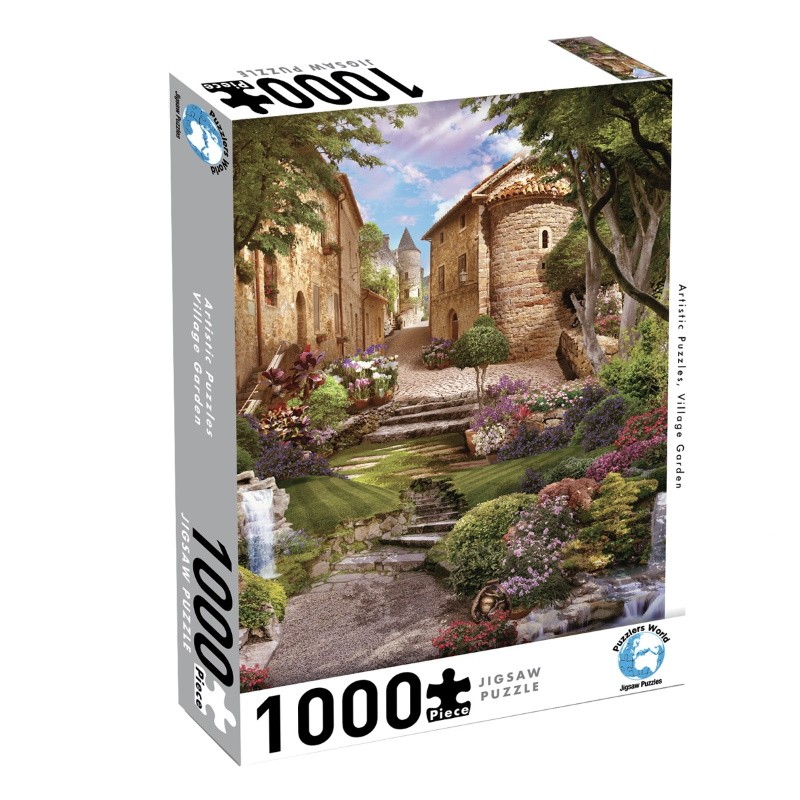 Puzzlers World Village Garden 1000pc Jigsaw