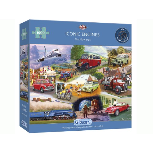 Iconic Engines 1000pc Puzzle