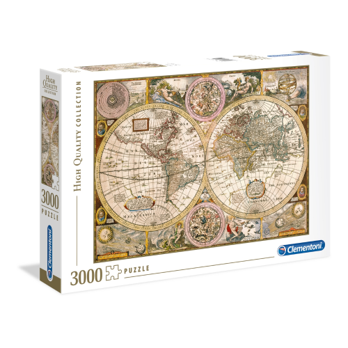 Old Map Clementoni 3000pc...