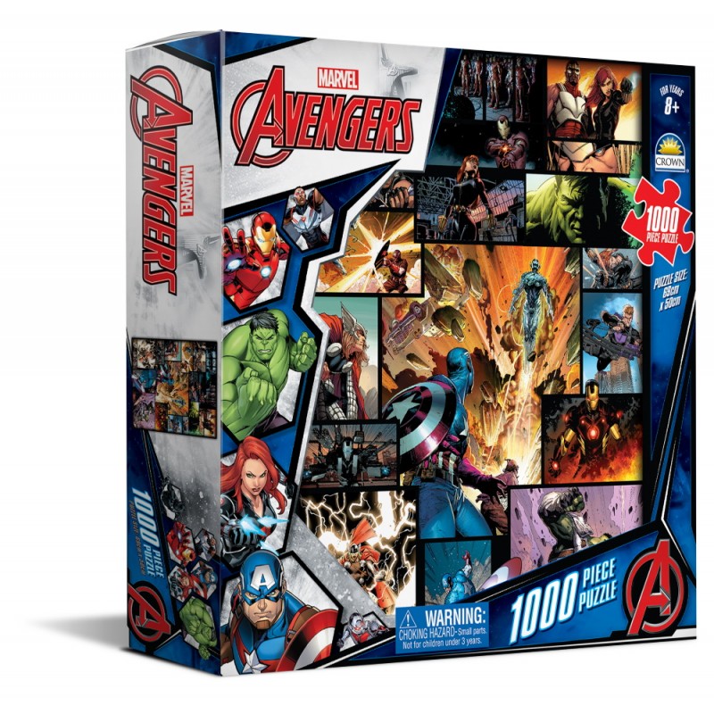 Marvel Avengers - Crown 1000pce Puzzle