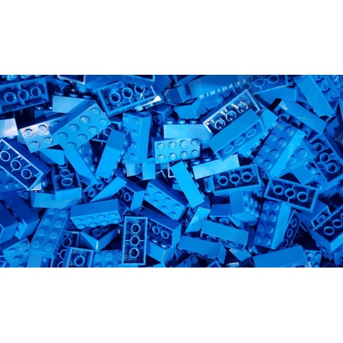 LEGO Brick 2x4 Blue (Qty 100)