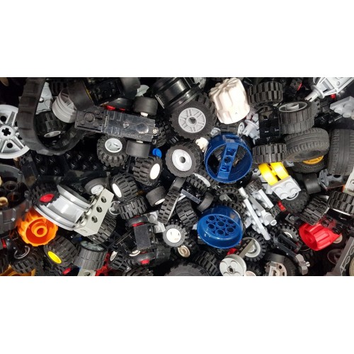 Mixed USED LEGO Wheels 400g...