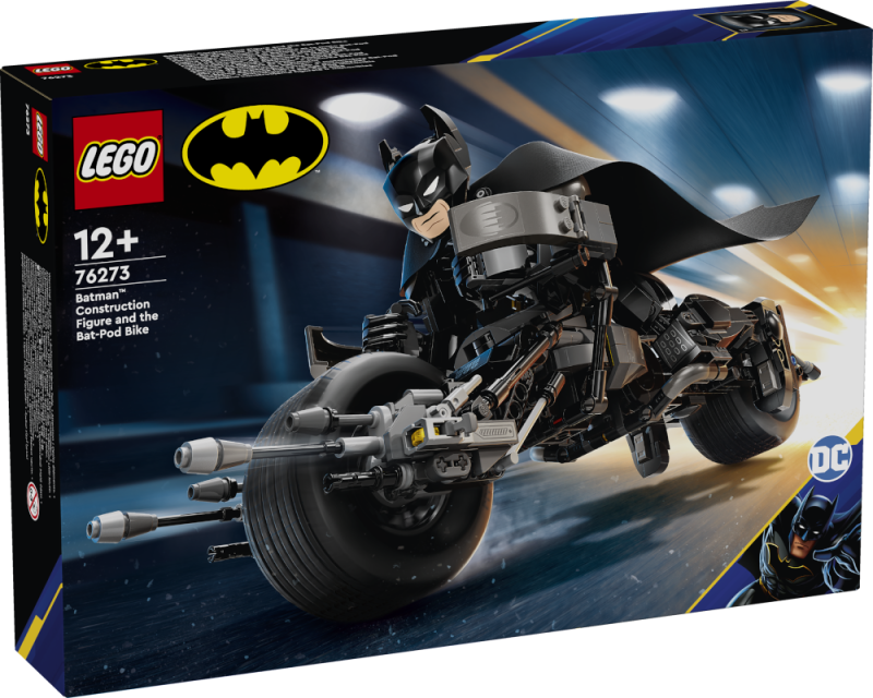 Batman™ Construction Figure and the Bat-Pod Bike