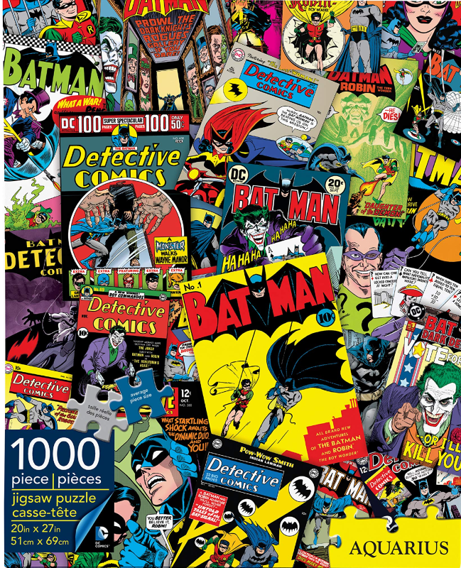 Batman Retro Collage 1000pcs Aquarius Puzzle