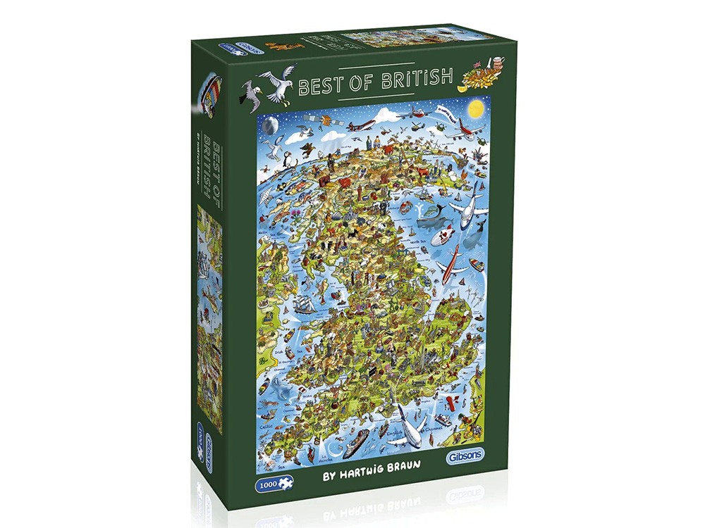 Best of British Gibsons 1000pc Puzzle