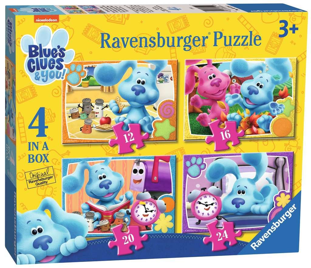 Blue's Clues Ravensburger puzzle 4 x 42pc