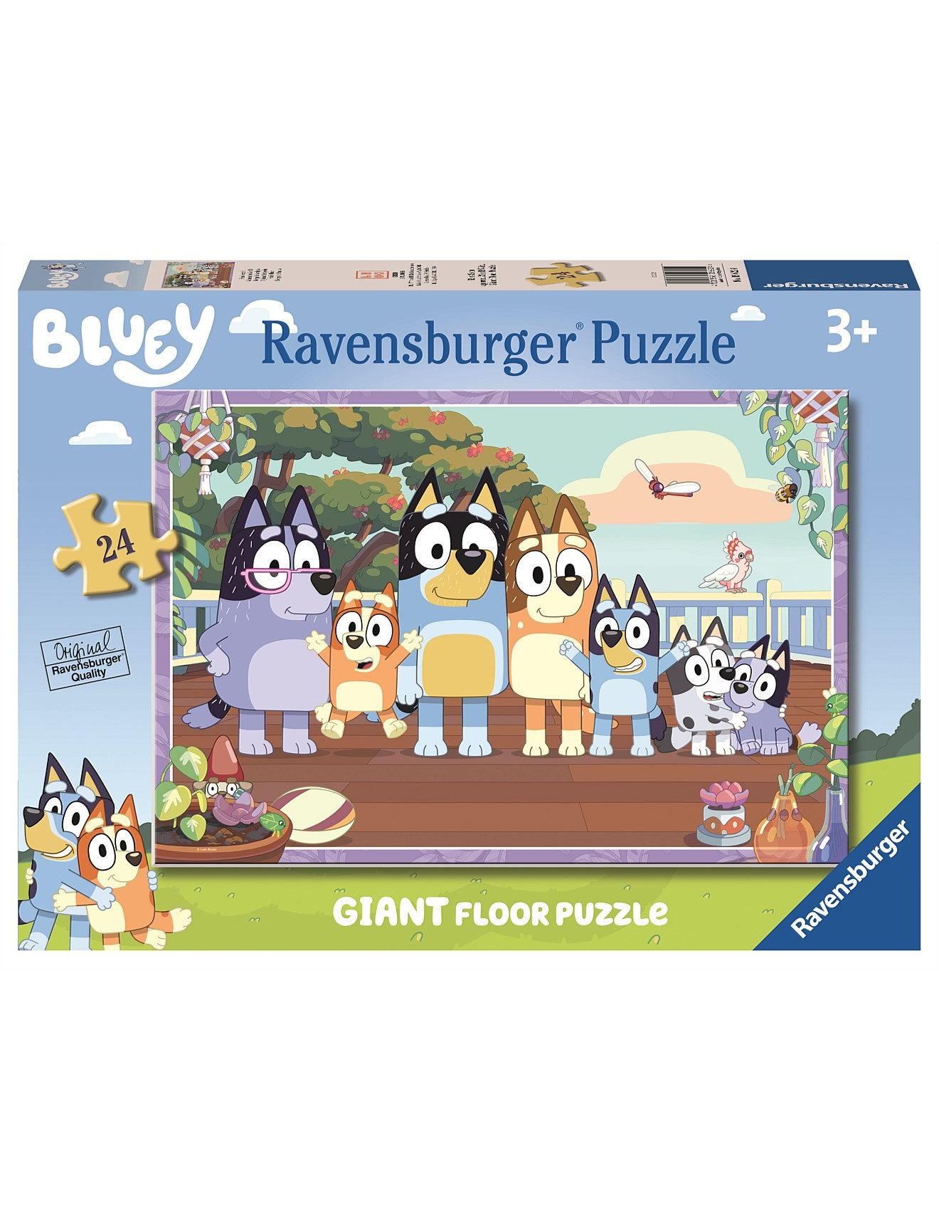 Bluey - Family Time 24 piece Giant Floor Puzzle - Ravensburger