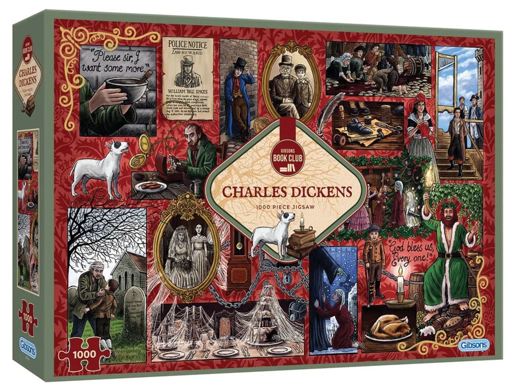 Book Club Charles Dickens Gibsons 1000pc Puzzle