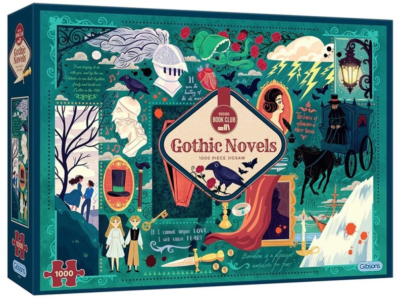 Book Club Gothic Novels Gibsons 1000pc Puzzle