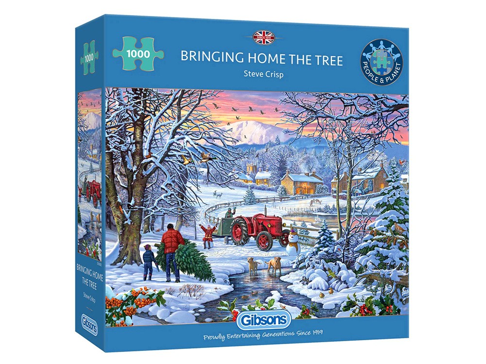 Bringing Home the Tree - Gibsons 1000pc Puzzle
