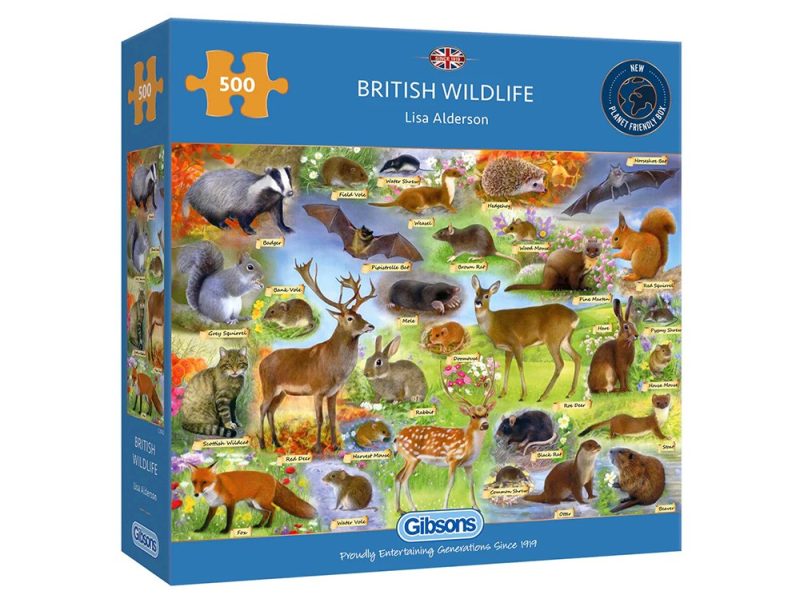British Wildlife - Gibsons 500pc Puzzle