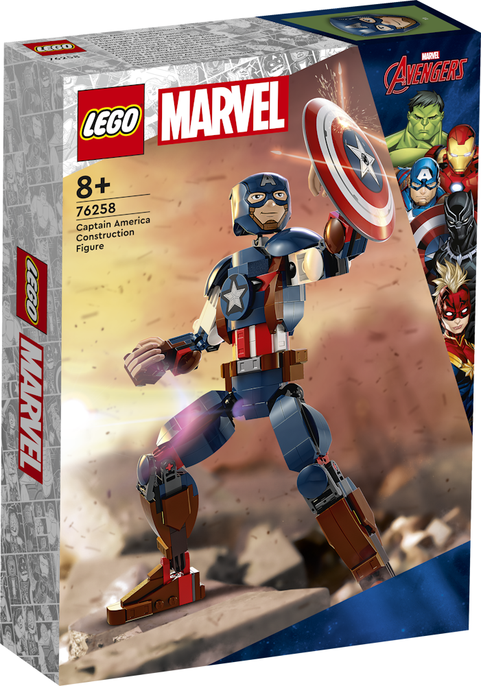 Captain America Construction Figure