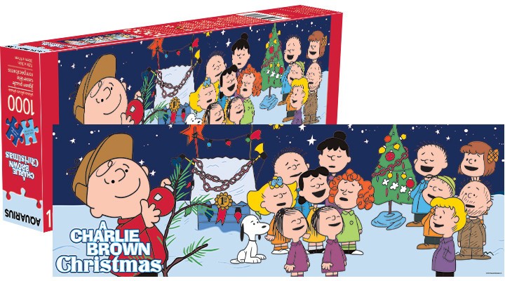 Charlie Brown Christmas Slim Aquarius Puzzle 1000 pieces