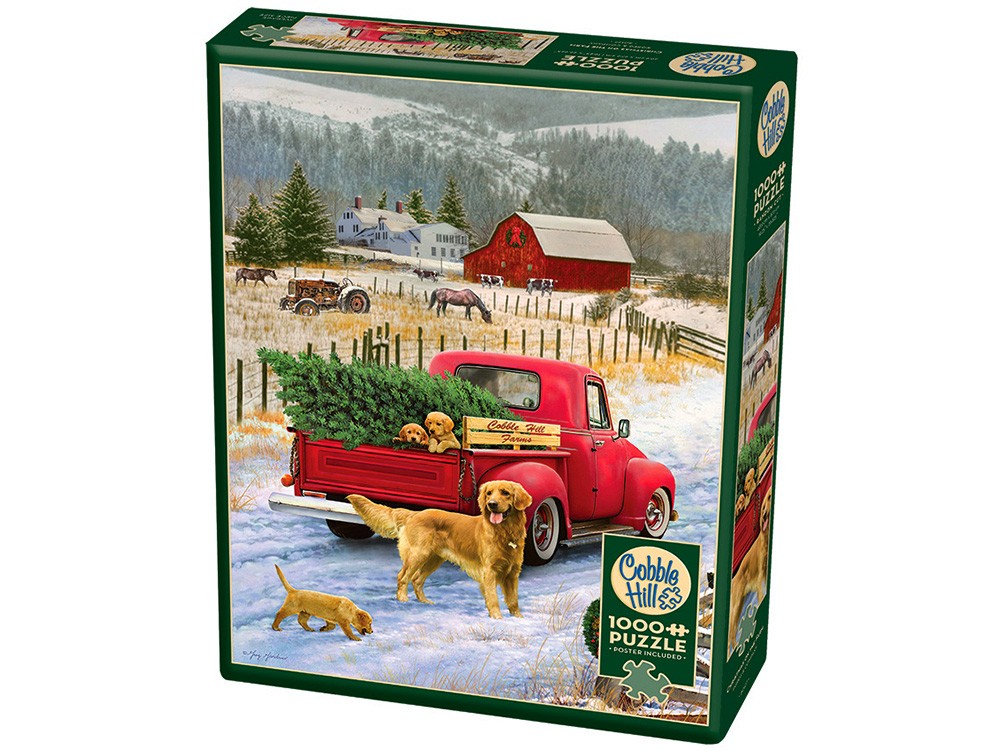 Christmas On The Farm- Cobble Hill 1000pc Puzzle