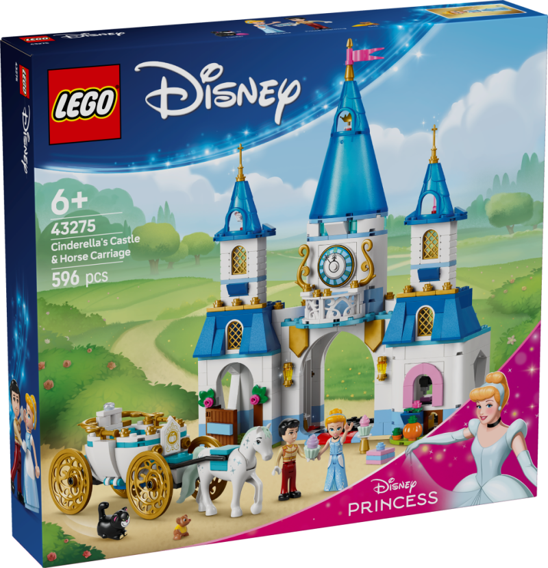 Cinderella's Castle & Horse Carriage