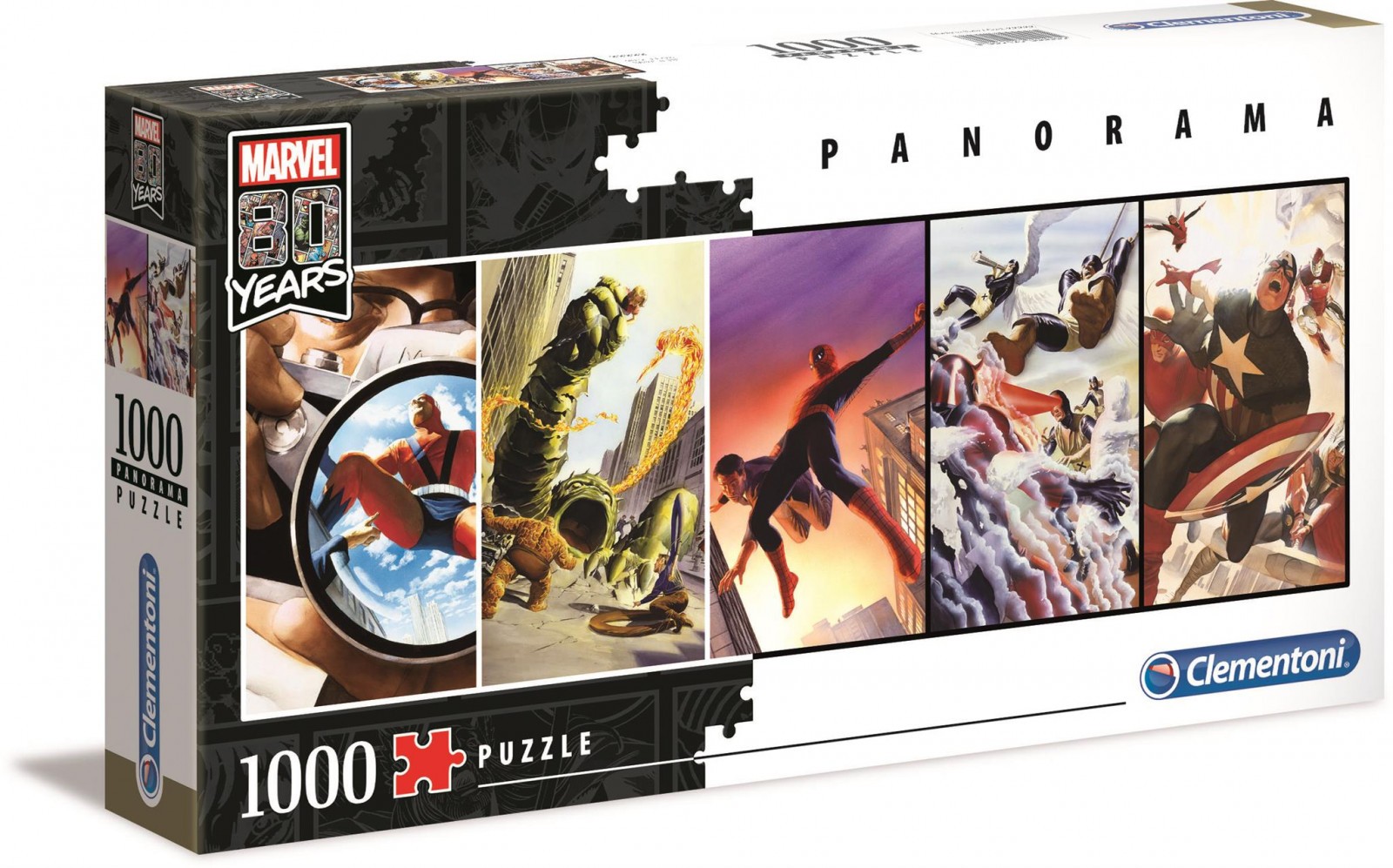 Clementoni 1000pc Marvel 80th Anniversary Panorama Jigsaw