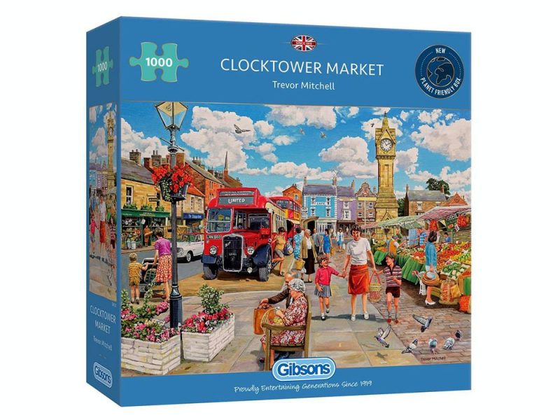 Clocktower Market 1000pc Puzzle