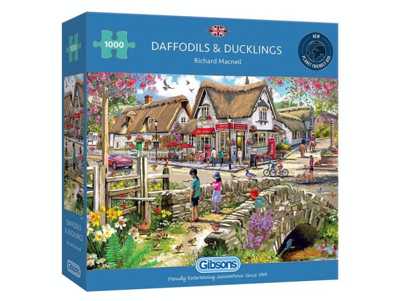 Daffodils and Duckings 1000pc Puzzle