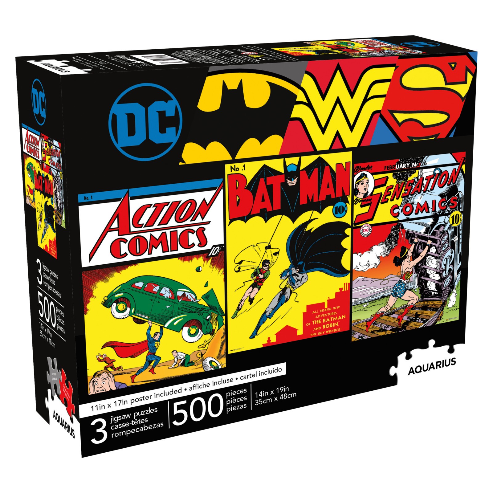 DC Comics 500 pieces (3 in the Assortment) Aquarius Puzzle