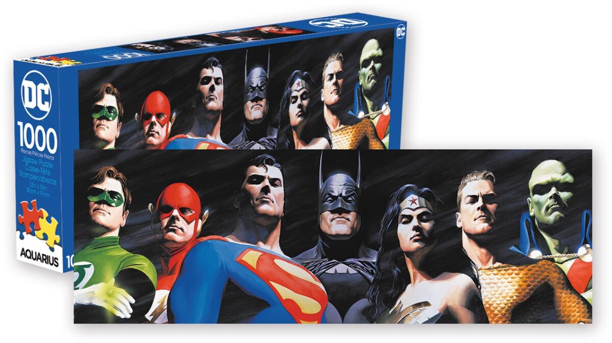 DC Comics Justice League Slim 1000 pieces Aquarius Puzzle