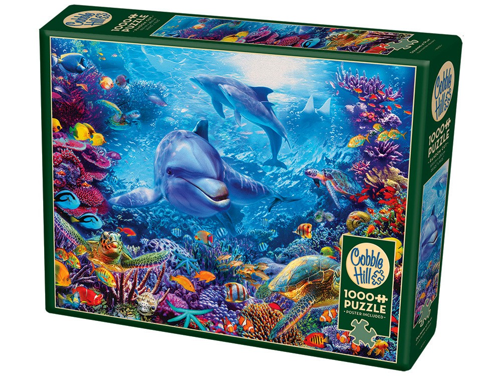 Dolphins at Play - Cobble Hill 1000pc Puzzle