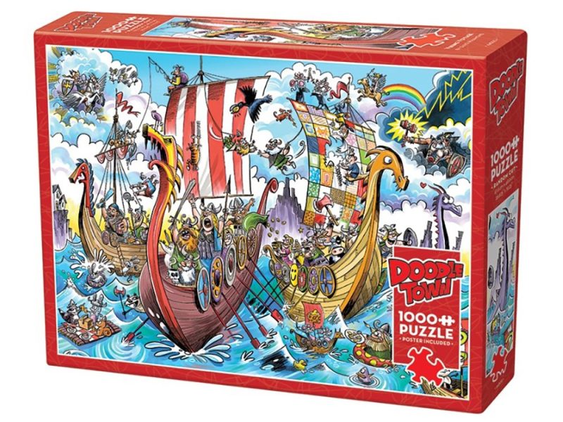 Doodletown - Viking Voyage - Cobble Hill 1000pc Puzzle