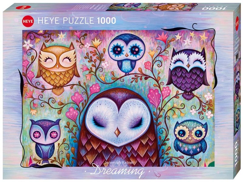 Dreaming Great Big Owl 1000pc Heye Puzzle