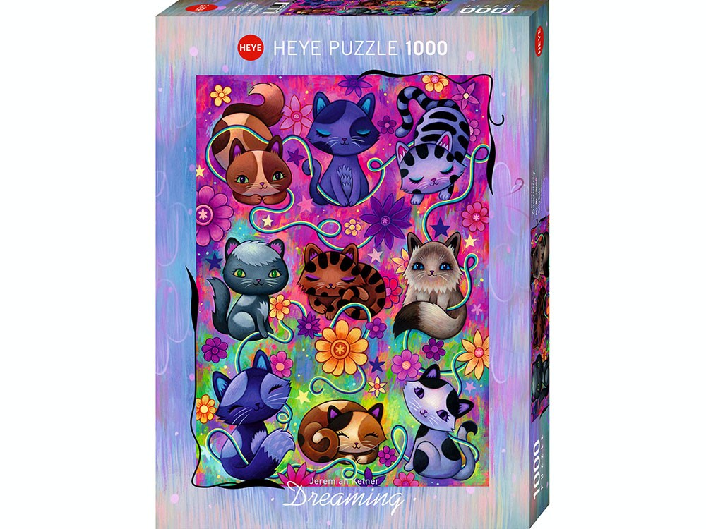 Dreaming Kitty Cats 1000pc Heye Puzzle
