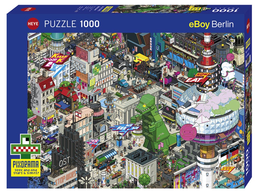 eBoy Berlin Quest 1000pc Heye Puzzle
