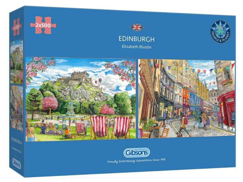 Edinburgh - Gibsons 2 x 500pc Puzzle