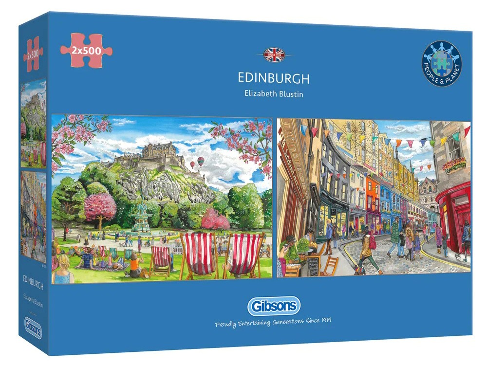 Edinburgh - Gibsons 2 x 500pc Puzzle