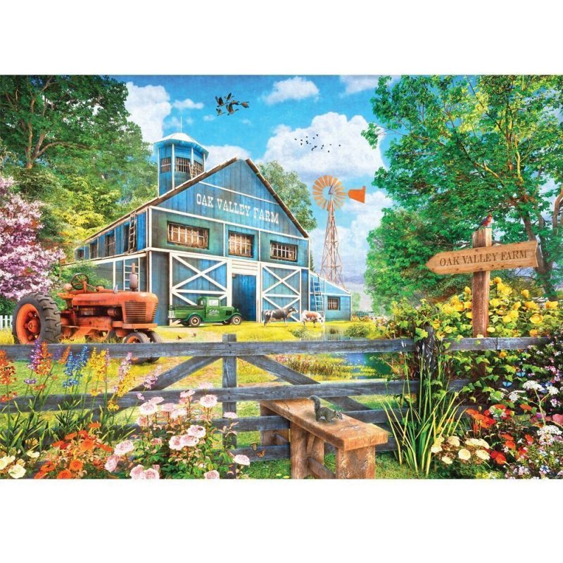 Farm & Country - Oak Valley Farm Holdson 1000 piece puzzle