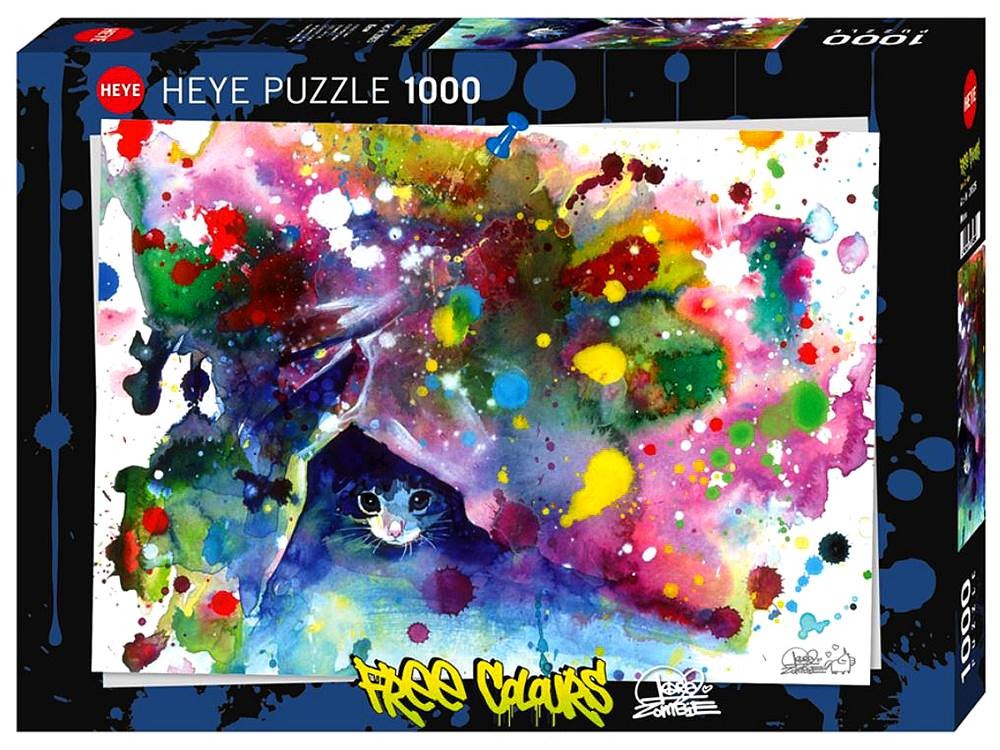 Free Colours Meow 1000pc Heye Puzzle