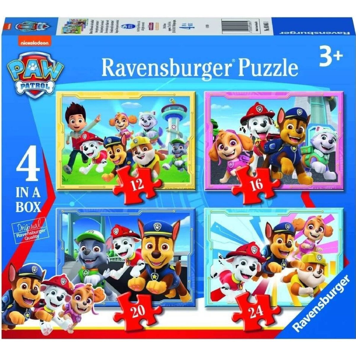Friends Ready for Adventure Paw Patrol - Ravensburger 12/16/20/24 pieces