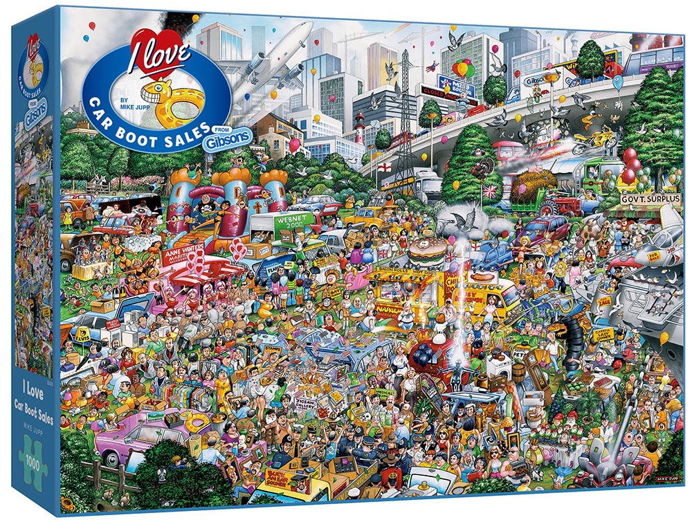 I Love Car Boot Sales 1000pc Puzzle