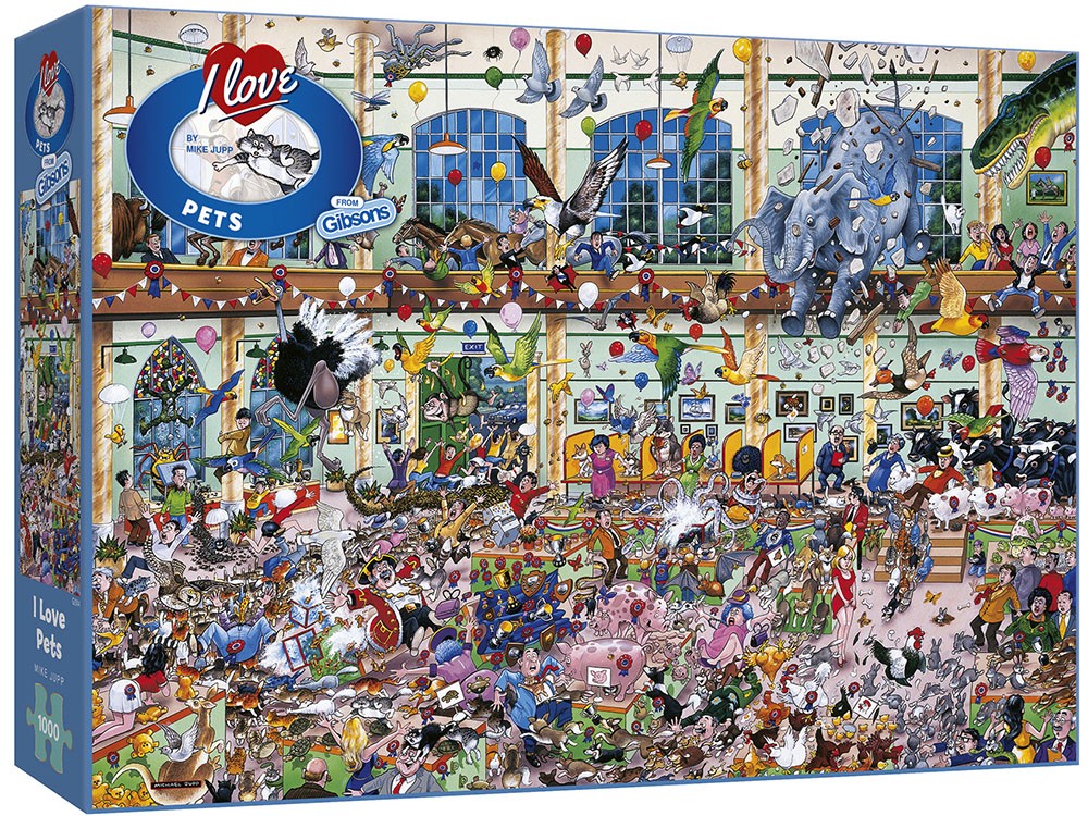 I Love Pets 1000pc Puzzle
