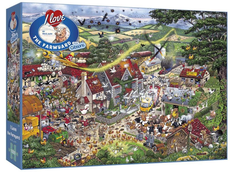 I Love The Farmyard Gibsons 1000pc Puzzle