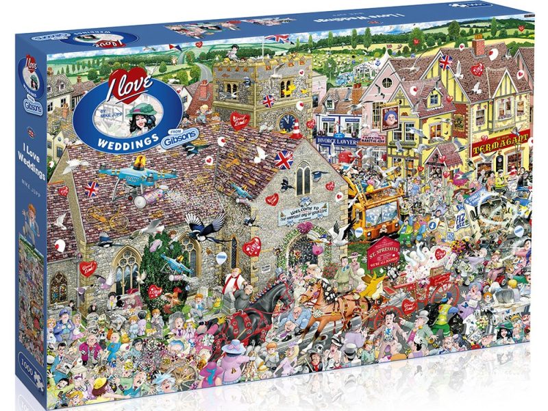 I Love Weddings 1000pc Puzzle