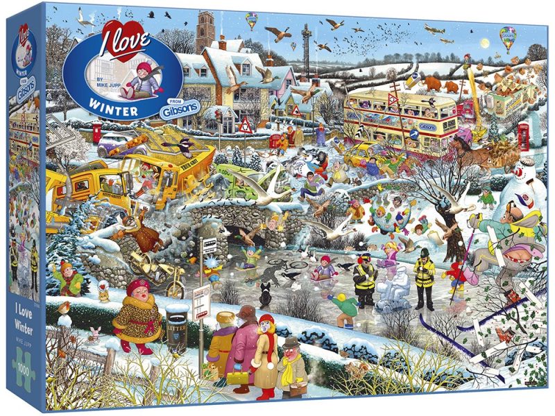 I Love Winter 1000pc Puzzle