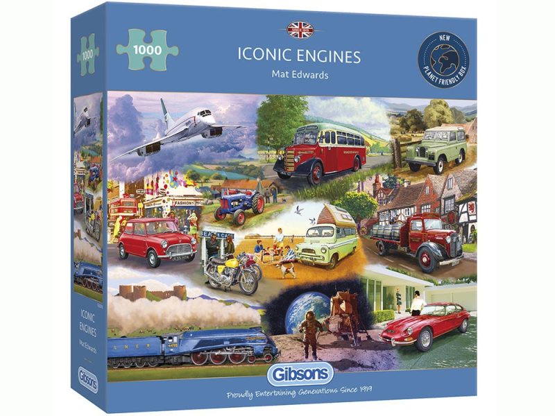 Iconic Engines 1000pc Puzzle