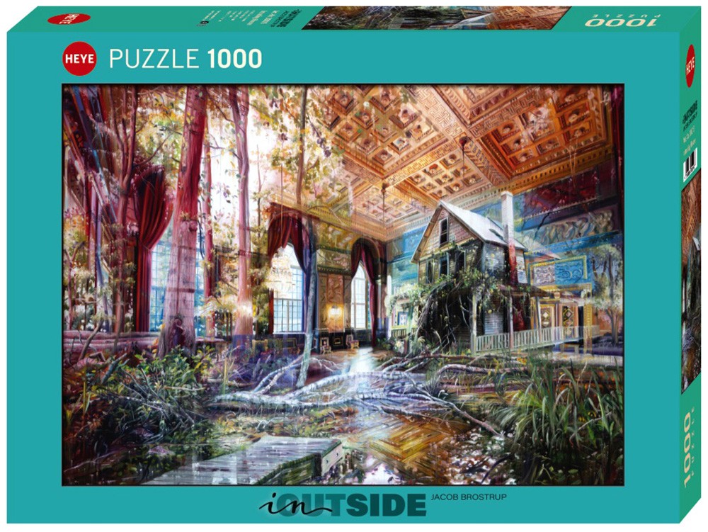 In/Outside The Intruding House 1000pc Heye Puzzle