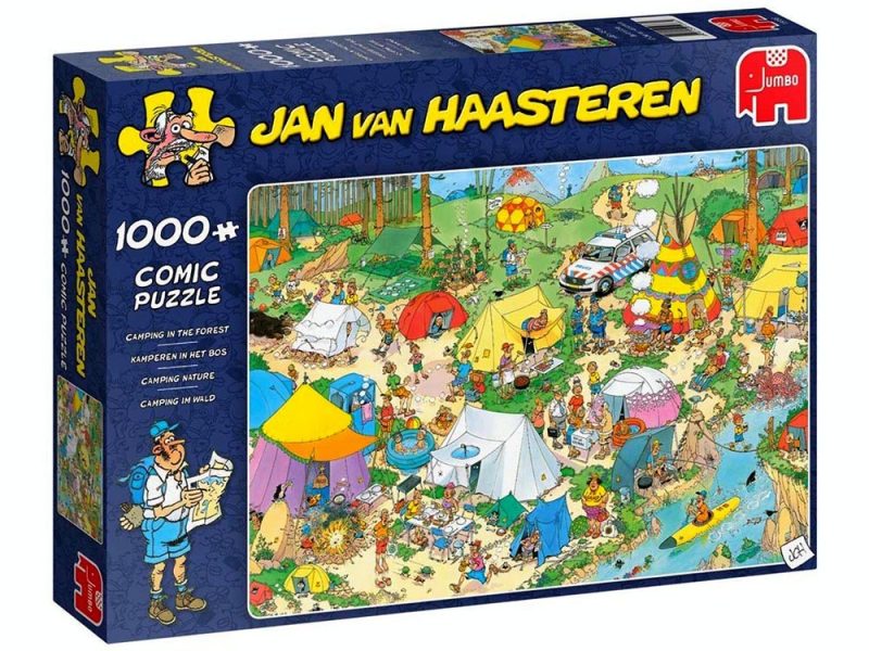 Jan Van Haasteren Camping in the Forest 1000 pcs