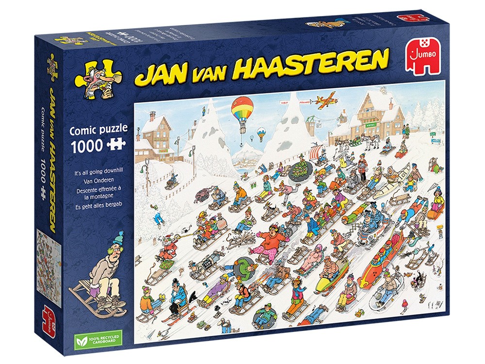 Jan Van Haasteren It's All Going Downhill 1000 pcs