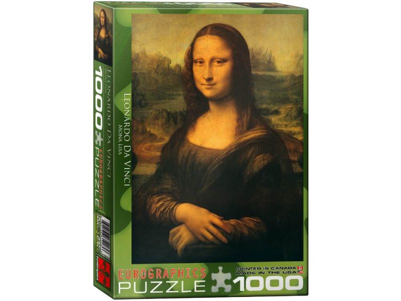 Leonardo da Vinci Mona Lisa - Eurographics 1000pc puzzle