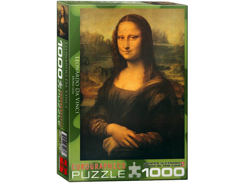 Leonardo da Vinci Mona Lisa - Eurographics 1000pc puzzle